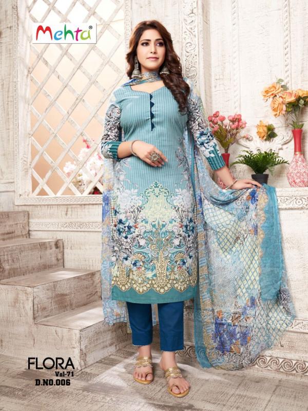 Mehta Flora Vol-71 Cotton Designer Exclusive Dress Material